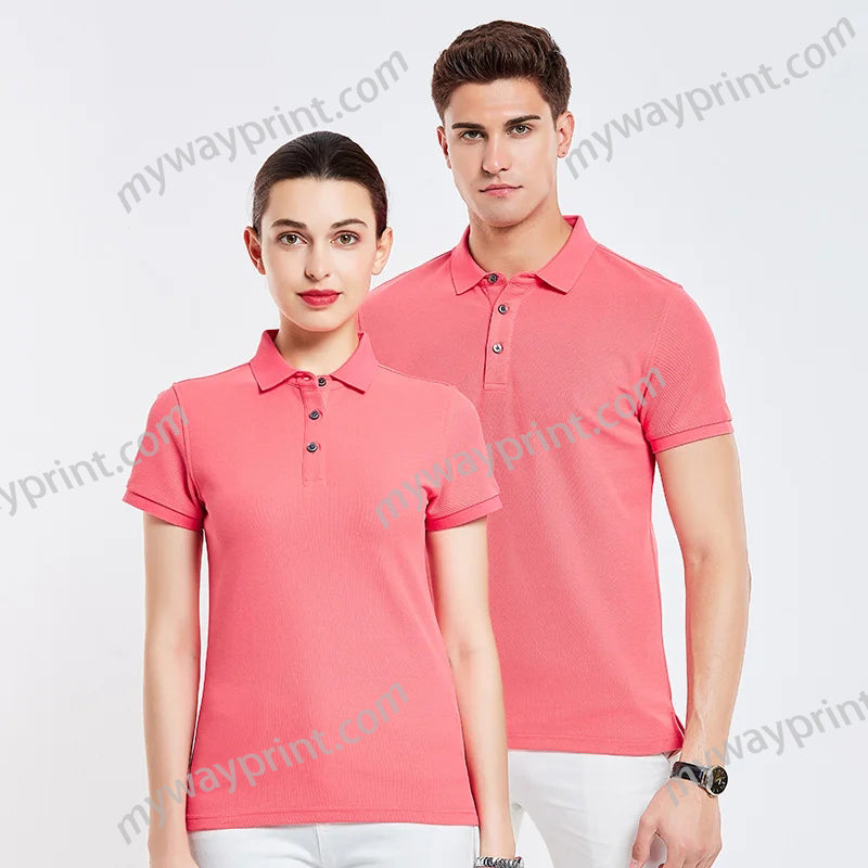 RENHE|A005厚手綿(セミコーマ系)POLOシャツ9色6.5OZ