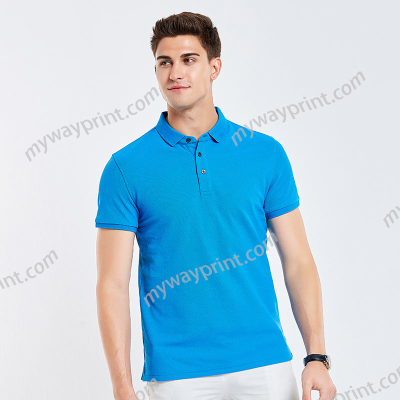 RENHE|A005厚手綿(セミコーマ系)POLOシャツ9色6.5OZ