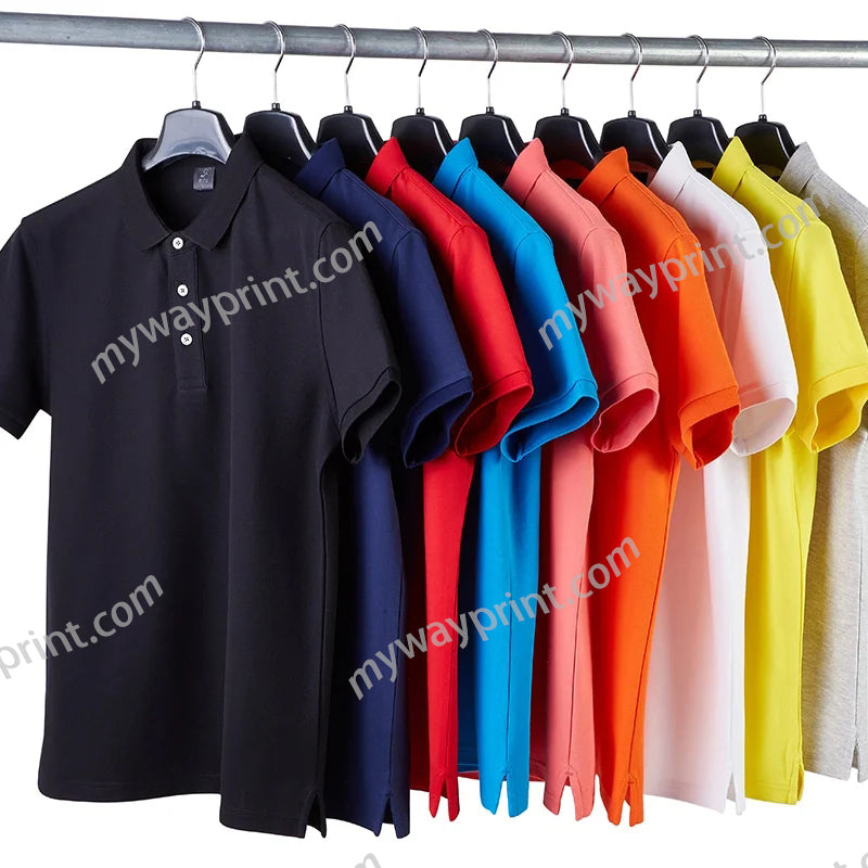 RENHE|A005厚手綿(セミコーマ系)POLOシャツ9色6.5OZ