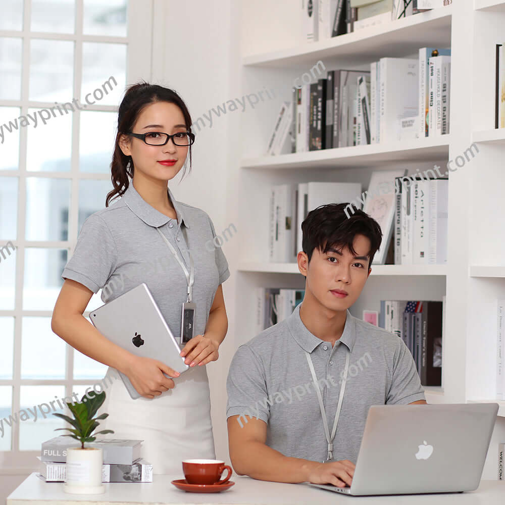 BY|602イベントウェア用CVC綿厚手POLOシャツ10色6.5OZ