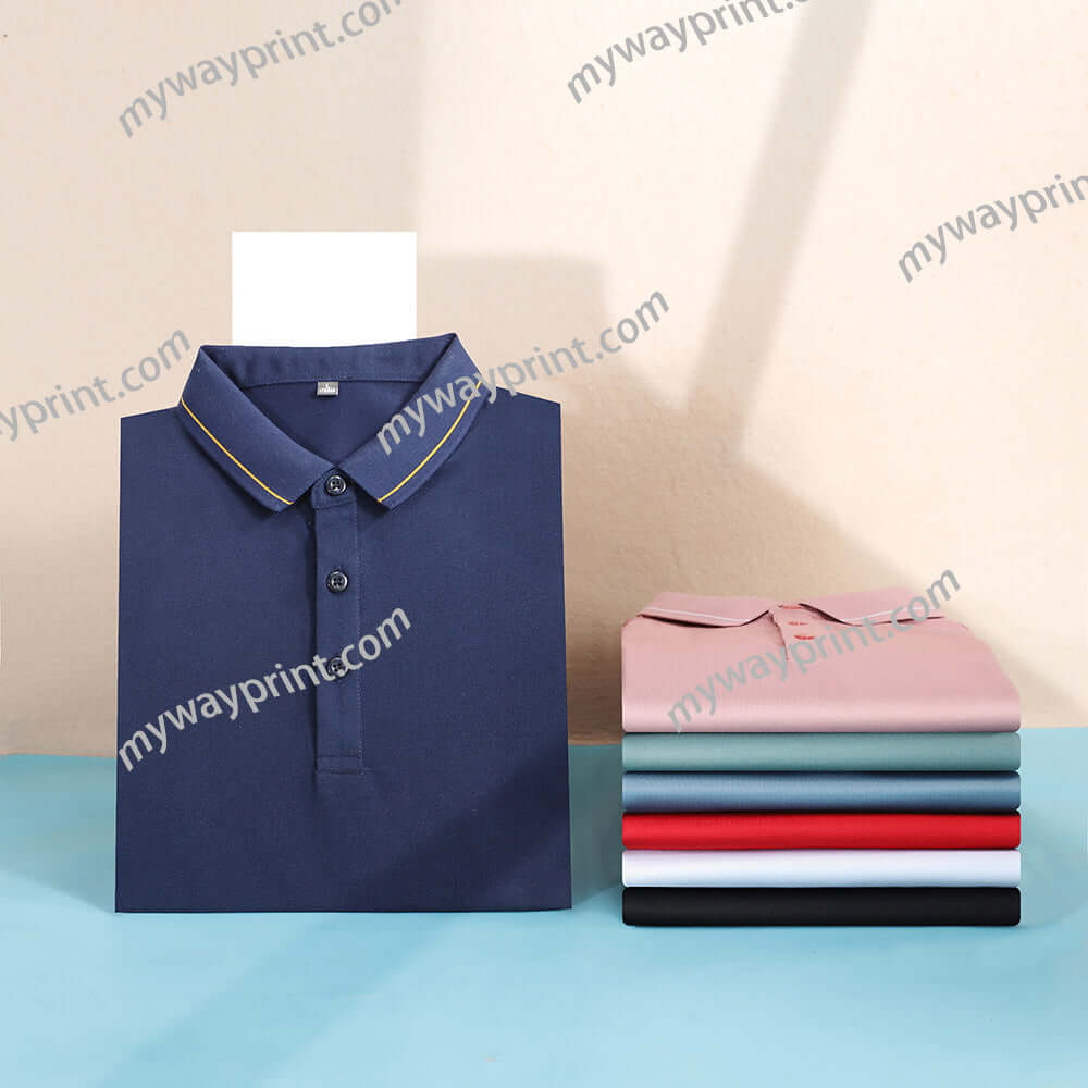 CARIBBEANSEAL(カリビアンシール)|555ライン入りCVC綿POLOシャツ7色5.6OZ